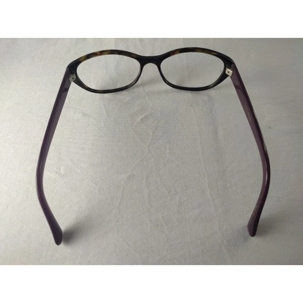 Vera‎ Wang V071 TO Tortoise Purple Cat Eye Eyeglass Frames Women's 54-16-135
